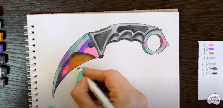 Рисуем Керамбит
