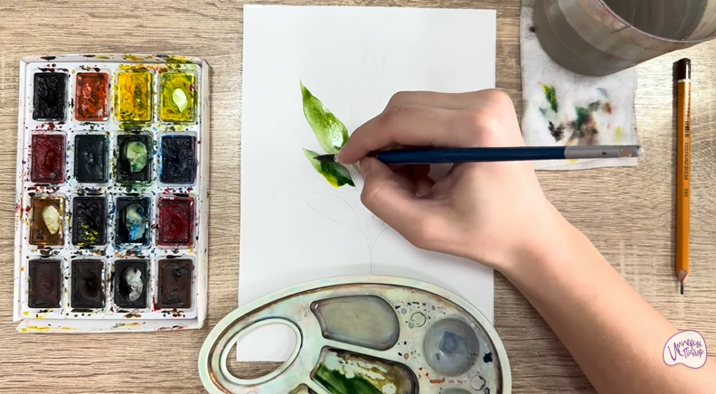 Рисуем Лавровый лист