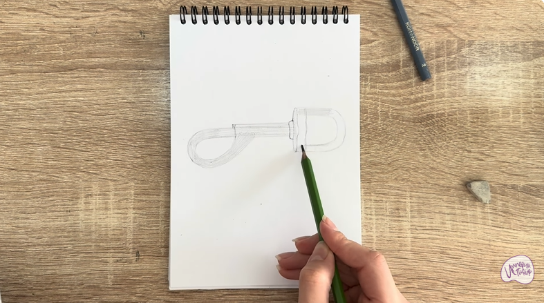 Рисуем Зацепной карабин