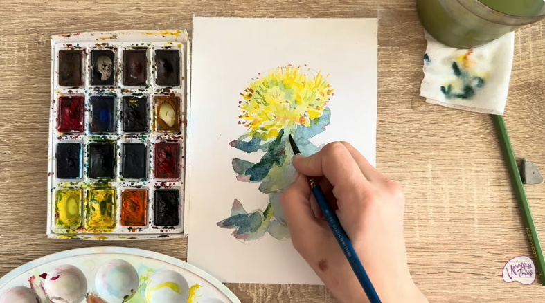 Рисуем Радиола розовая