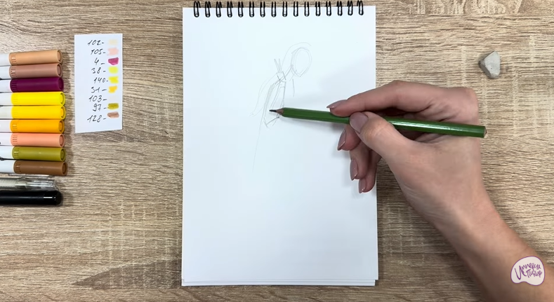 Рисуем Хани Лемон из "Город героев"