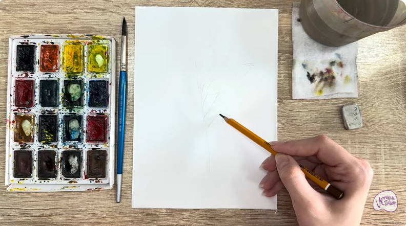 Рисуем Лавровый лист