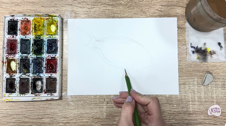 Рисуем Рыба-хирург