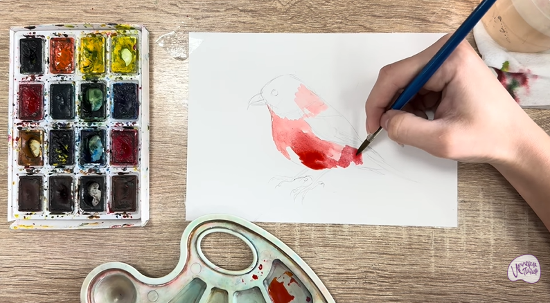 Рисуем Клест - еловик