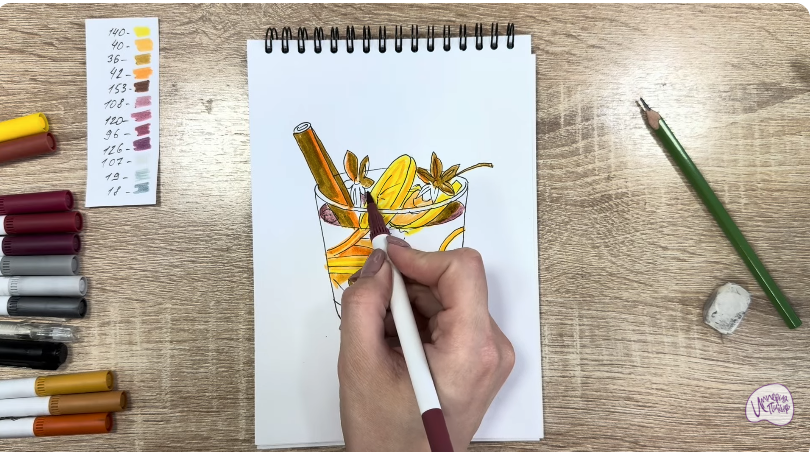 Рисуем Глинтвейн