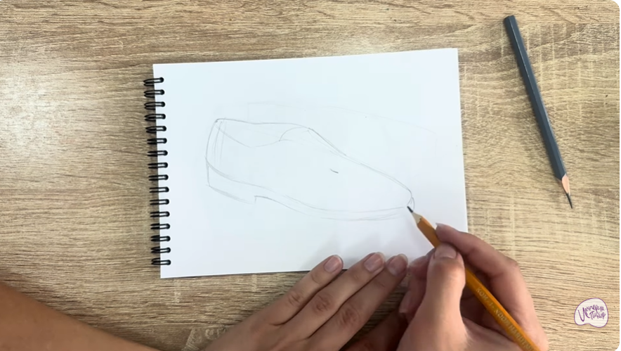 Рисуем Броги мужские