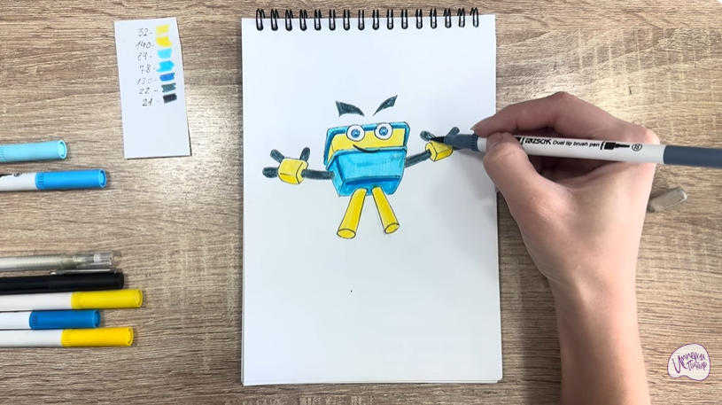 Рисуем Мозг из "Живой гараж"