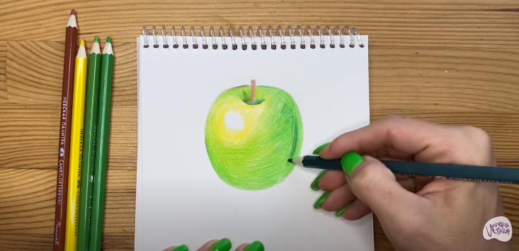 Рисуем Яблоко