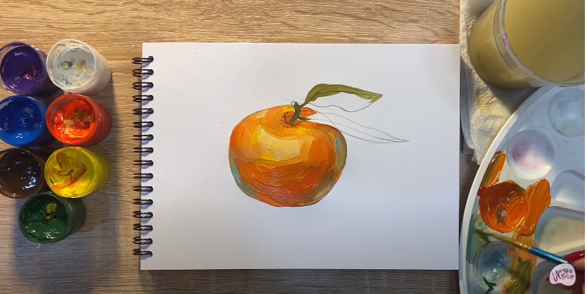 Рисуем Мандарин