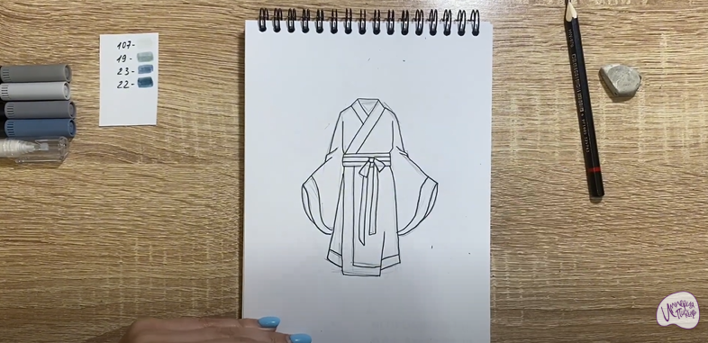 Рисуем Костюм Китая