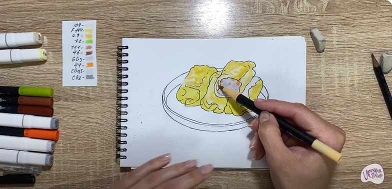 Рисуем Голубцы