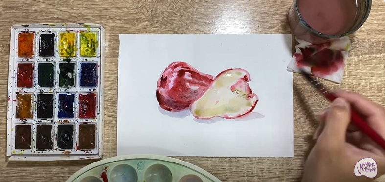 Рисуем Яванское яблоко
