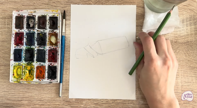 Рисуем Филе тунца