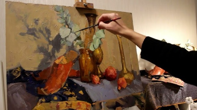 Рисуем Натюрморт гуашью