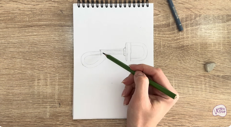 Рисуем Зацепной карабин