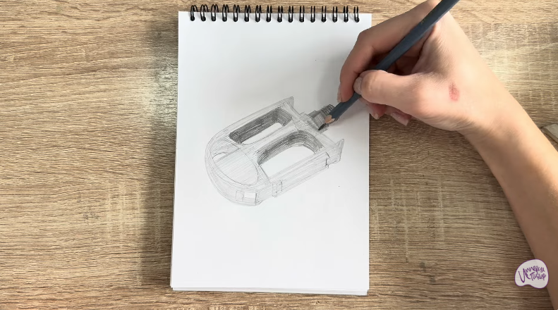 Рисуем Педаль велосипеда