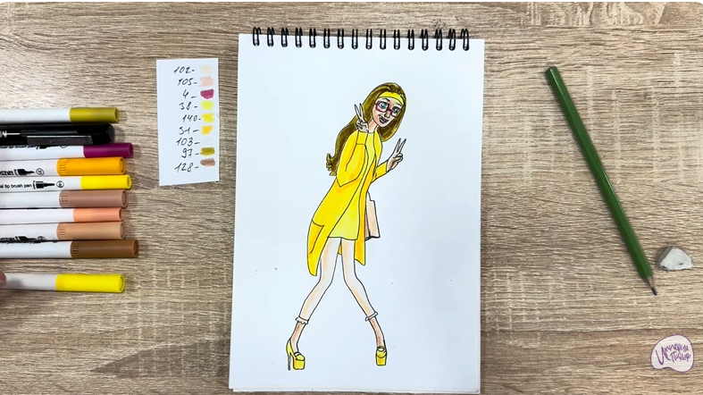 Рисуем Хани Лемон из "Город героев"