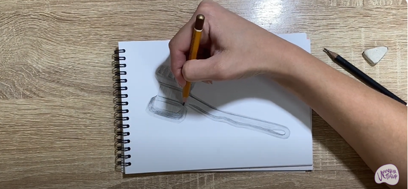 Рисуем Молоток для отбивания мяса