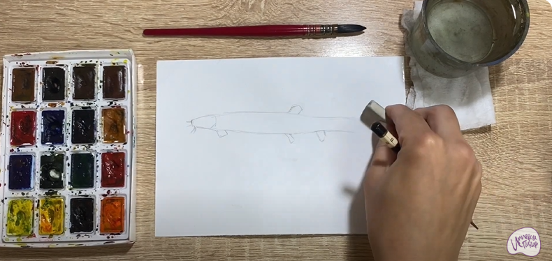 Рисуем Вьюн