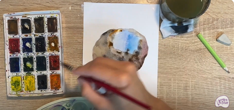 Рисуем Саркосома шаровидная