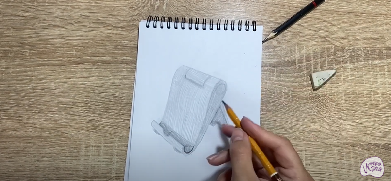 Рисуем Подставка для телефона