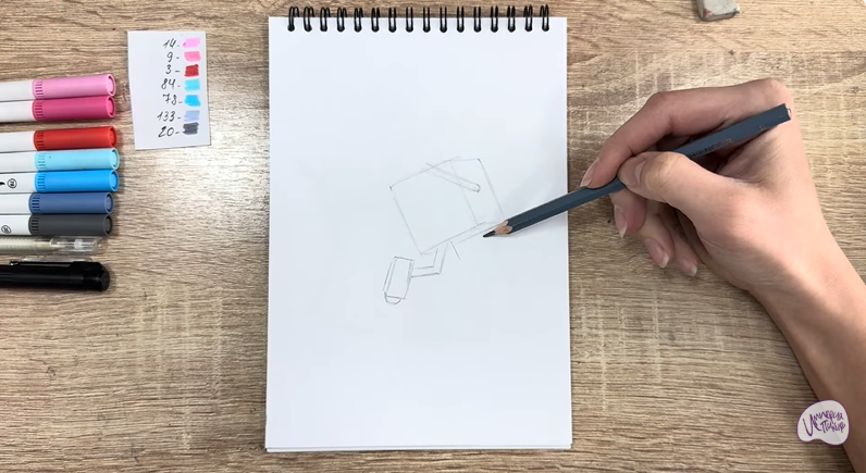 Рисуем Тяга из "Живой гараж"