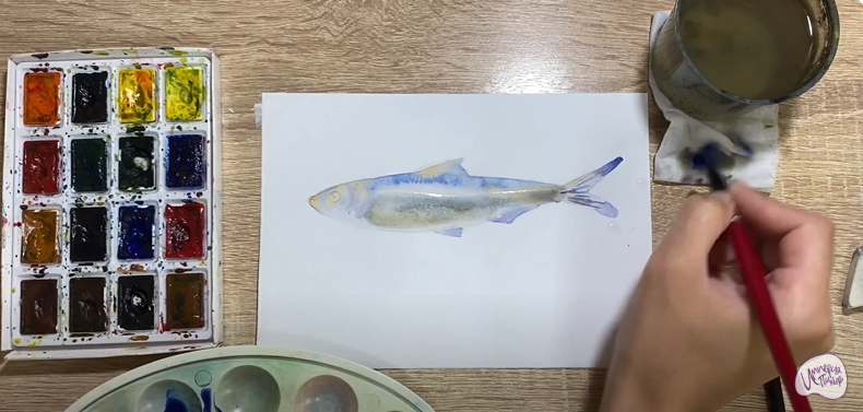 Рисуем Салака