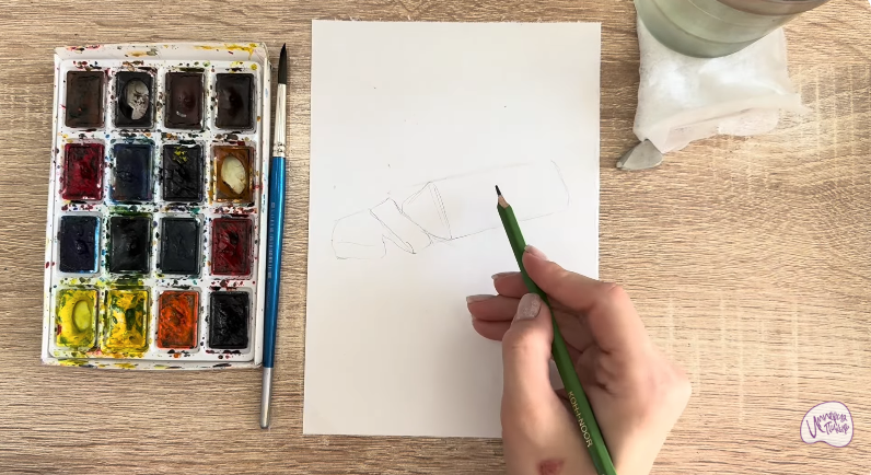 Рисуем Филе тунца