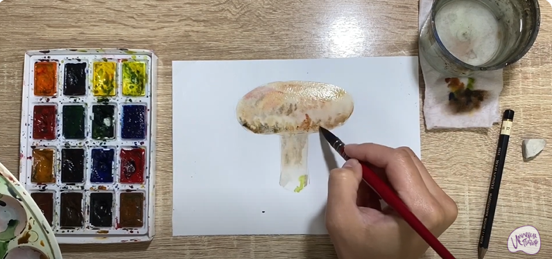 Рисуем Волнушка