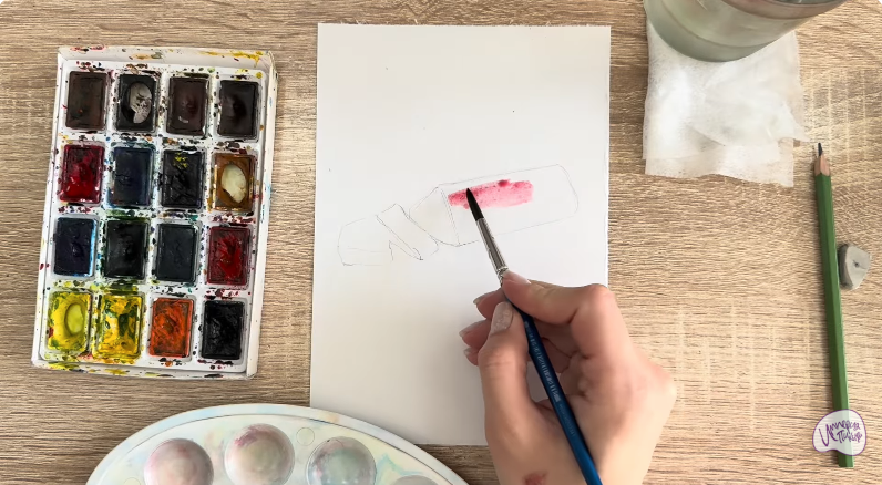 Рисуем Филе тунца