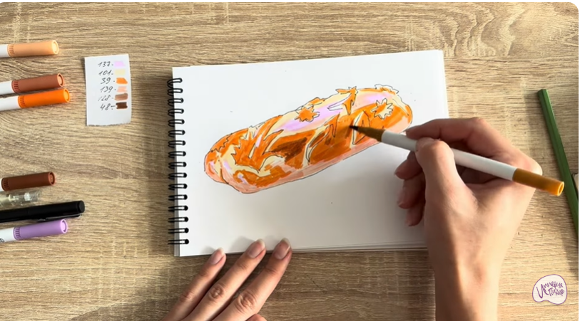 Рисуем Кулебяка Рисуем Кулебяка