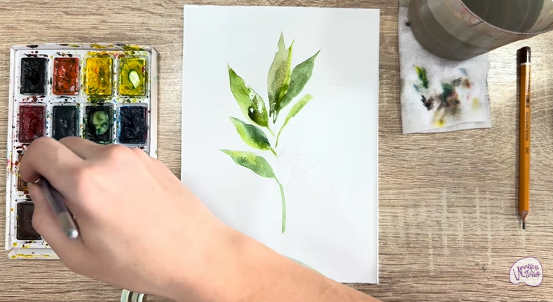 Рисуем Лавровый лист