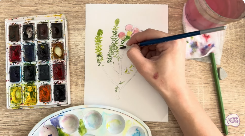 Рисуем Берцелия