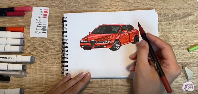 Рисуем Alfa Romeo