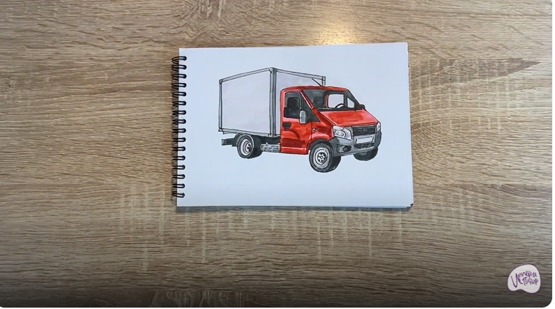 Рисуем Газель