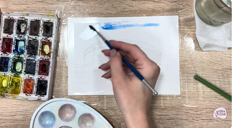 Рисуем Стадион Краснодар