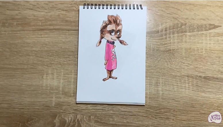 Рисуем Винни из "Монстры на каникулах"