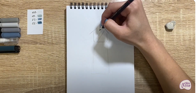 Рисуем Костюм Китая