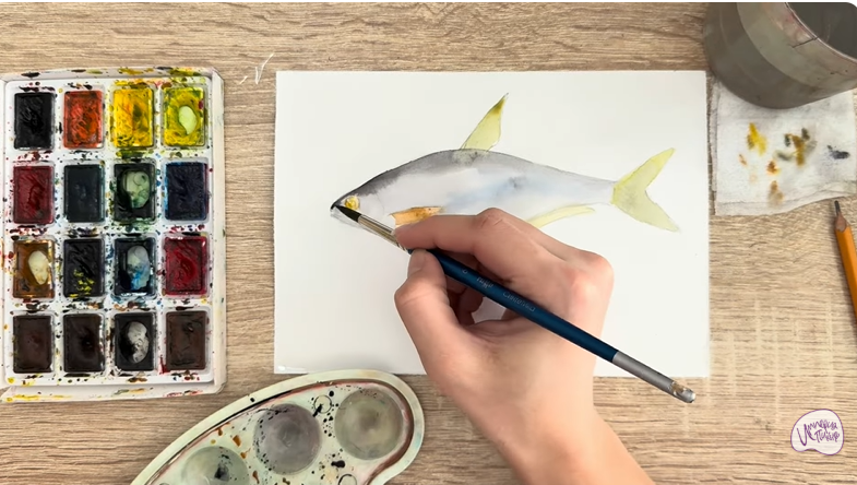 Рисуем Белоглазка