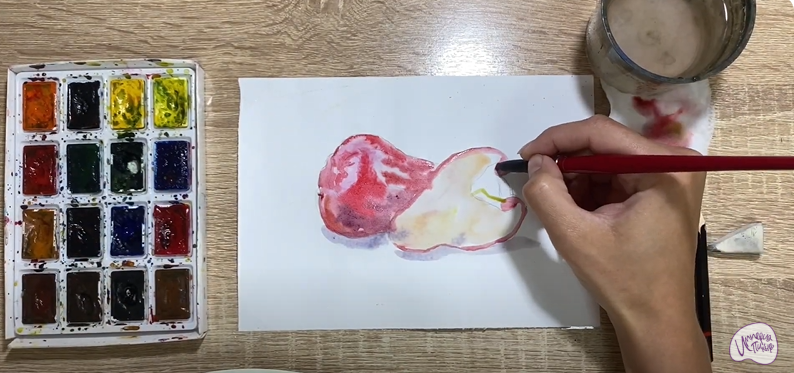Рисуем Яванское яблоко