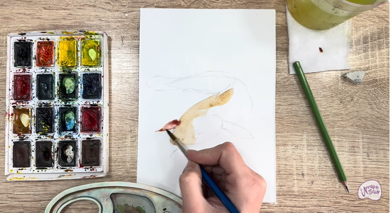 Рисуем Налим