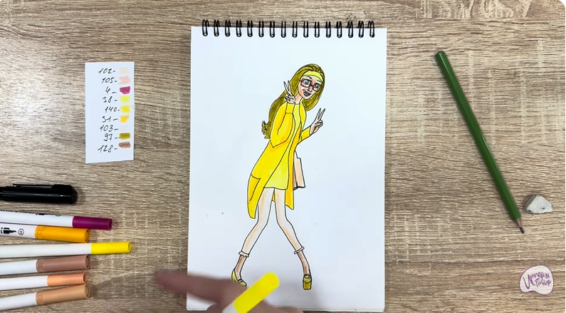 Рисуем Хани Лемон из "Город героев"