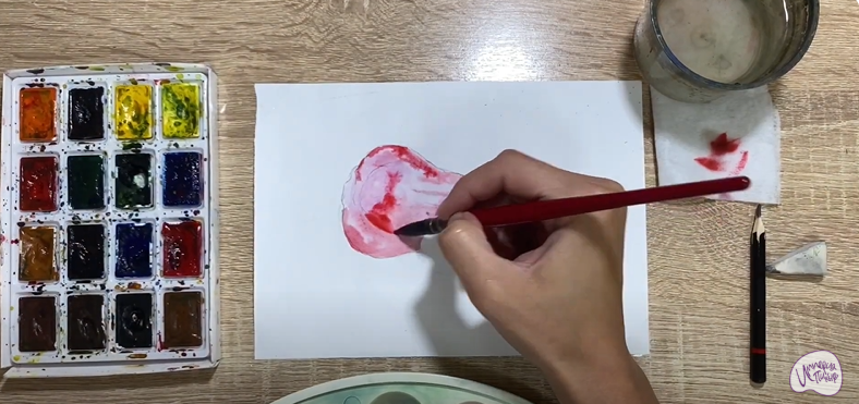 Рисуем Яванское яблоко