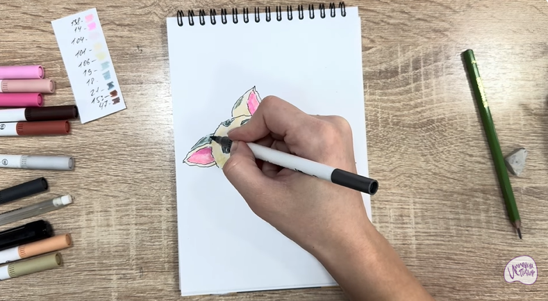 Рисуем Пуа из "Моана"