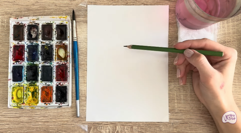 Рисуем Мышиный горошек