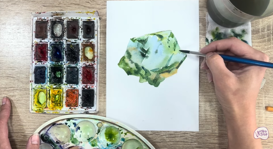 Рисуем Хризоберилл