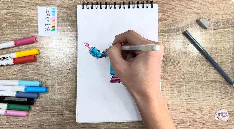 Рисуем Рем из "Живой гараж"