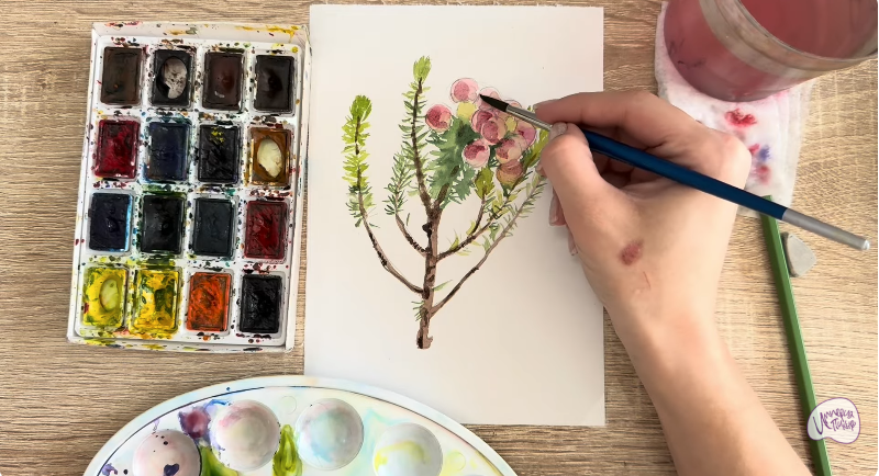 Рисуем Берцелия