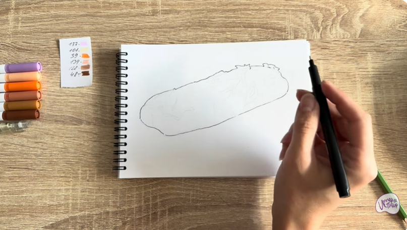 Рисуем Кулебяка Рисуем Кулебяка