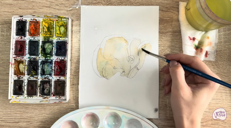 Рисуем Вешенки